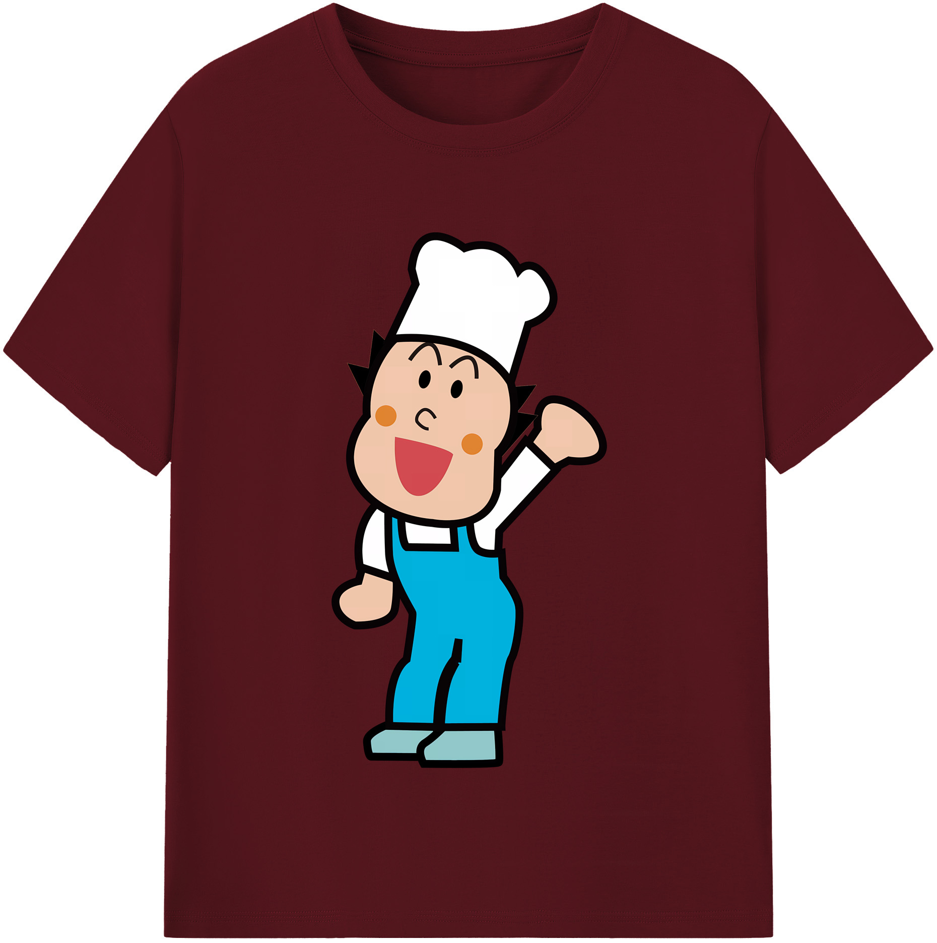 （画像用） アンパンマン Anpanman 綿100％半袖Tシャツ（フロントプリント）
